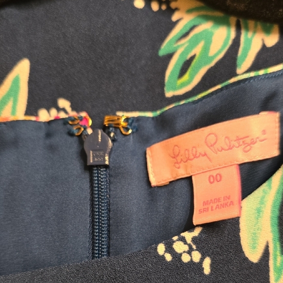 Lilly Pulitzer Blue and Pink Floral Mini Dress - Picture 14 of 14